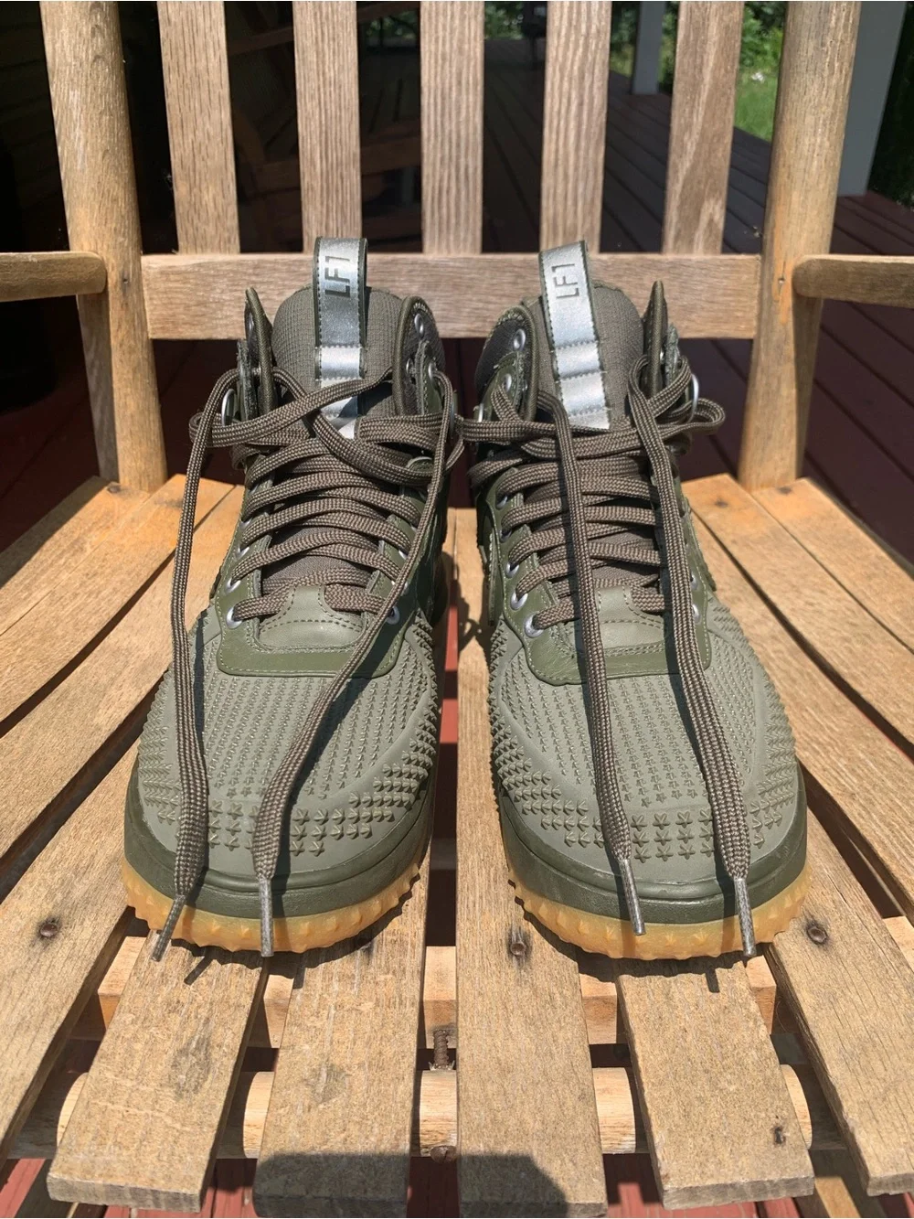 Nike Lunar Force 1 Medium Olive Duckboot  Nike 805899-201
